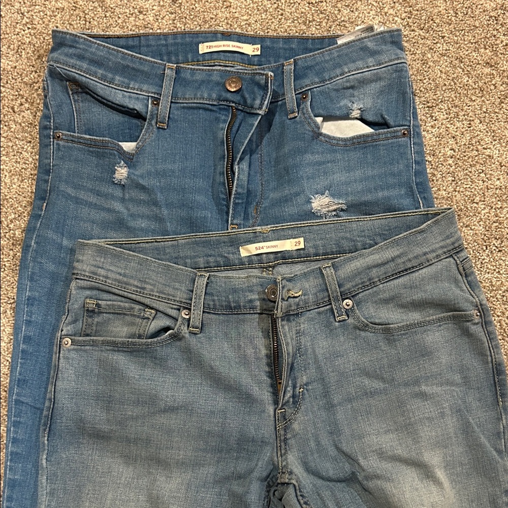 2 Pairs Levi’s Women’s Jeans
